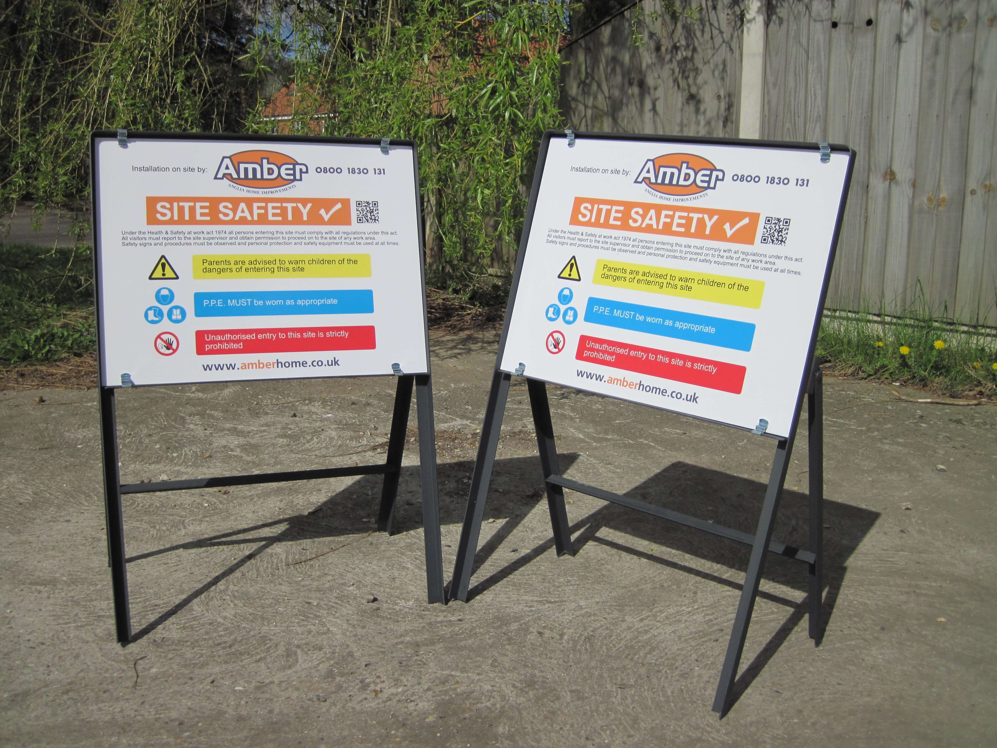 Soanes Signs of Norwich - Site, Health & Safety Signs - Work Example 11